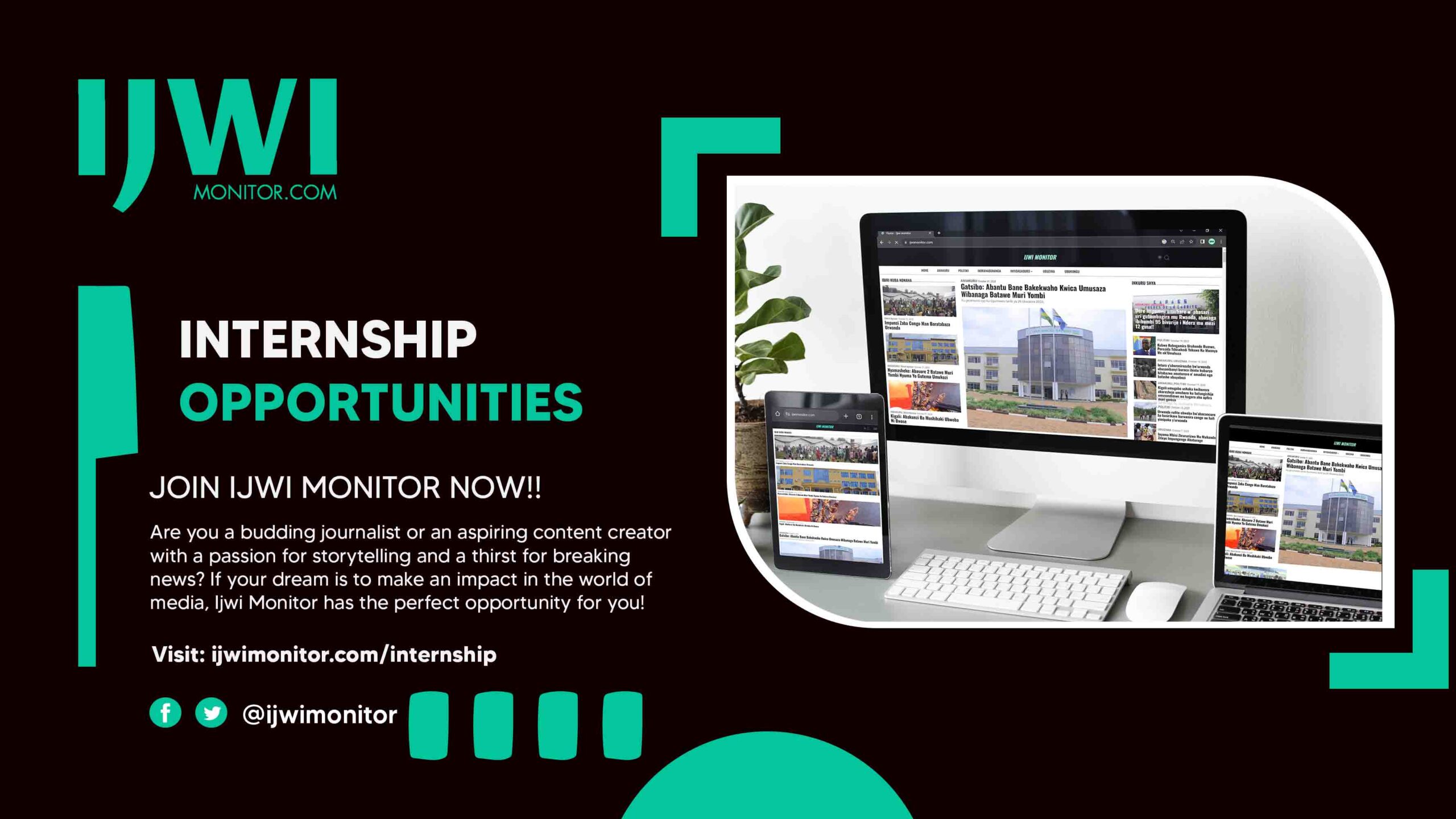 Internship  Opportunities: Are you a budding journalist or an aspiring content creator? Join Us today